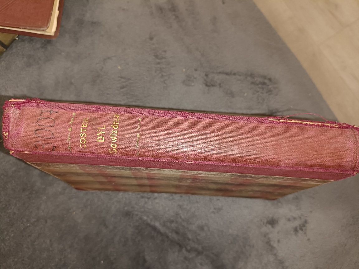 Stara książka Dyl Sowizdrzal Karol de Coster 1922 tomy I-II