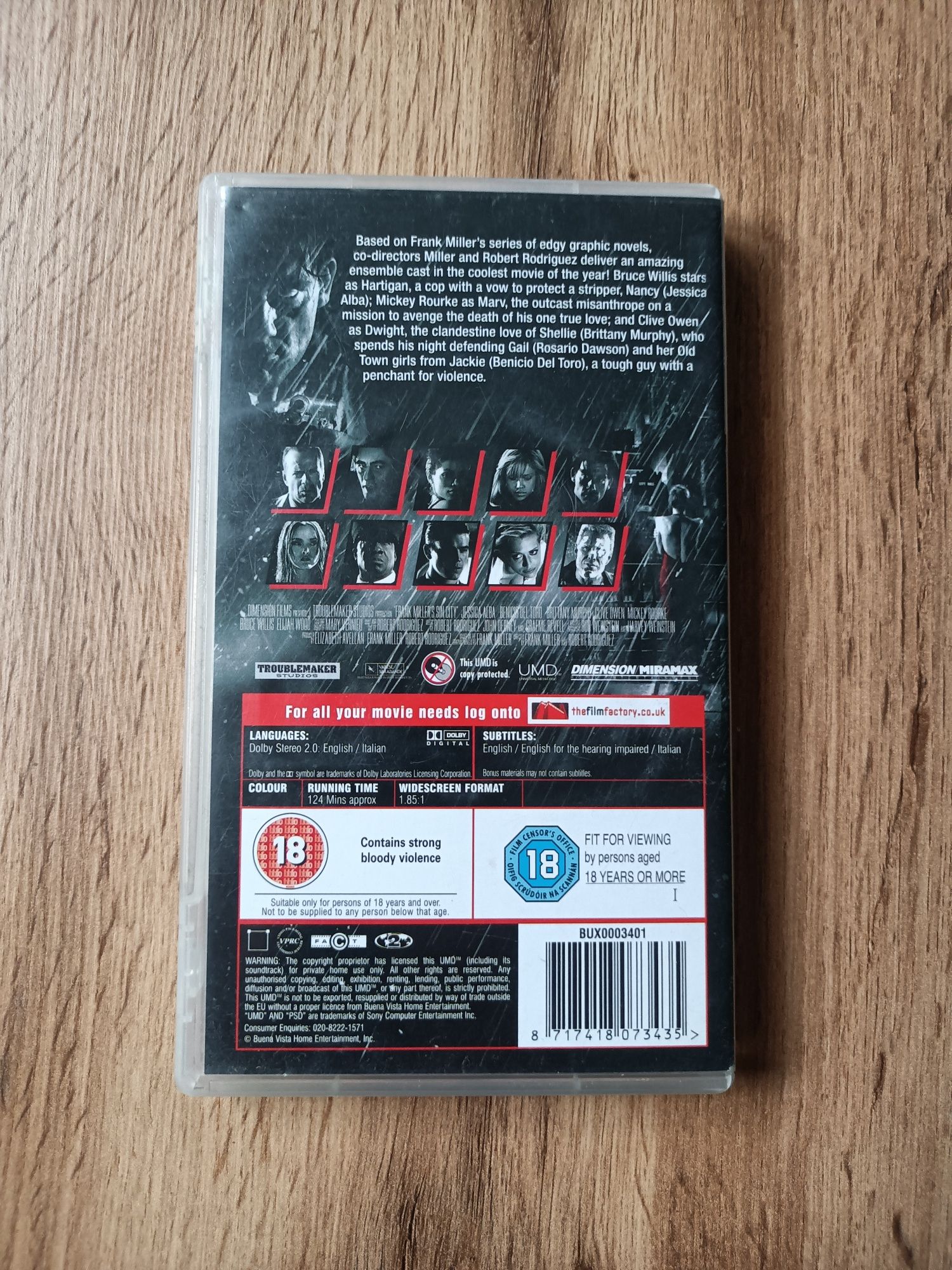 Sin City UMD Video dla PSP
