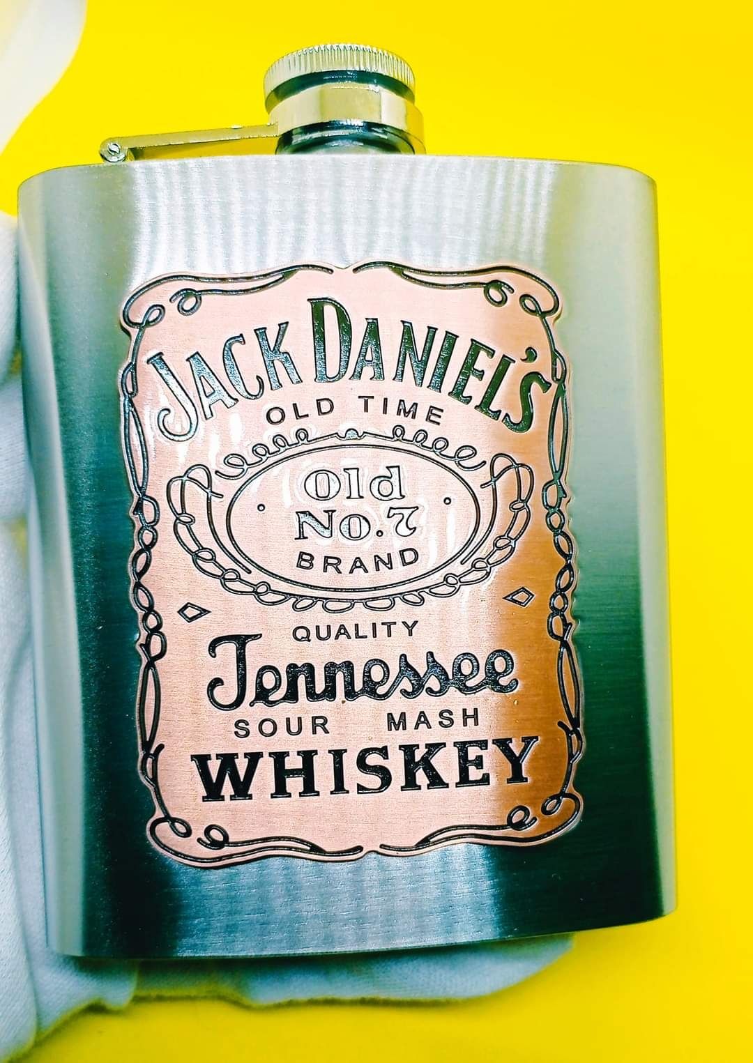 Фляга JACK DANIEL'S . 200 мл. Гарне Гравірування. Новий стан. З МІДЬЮ!