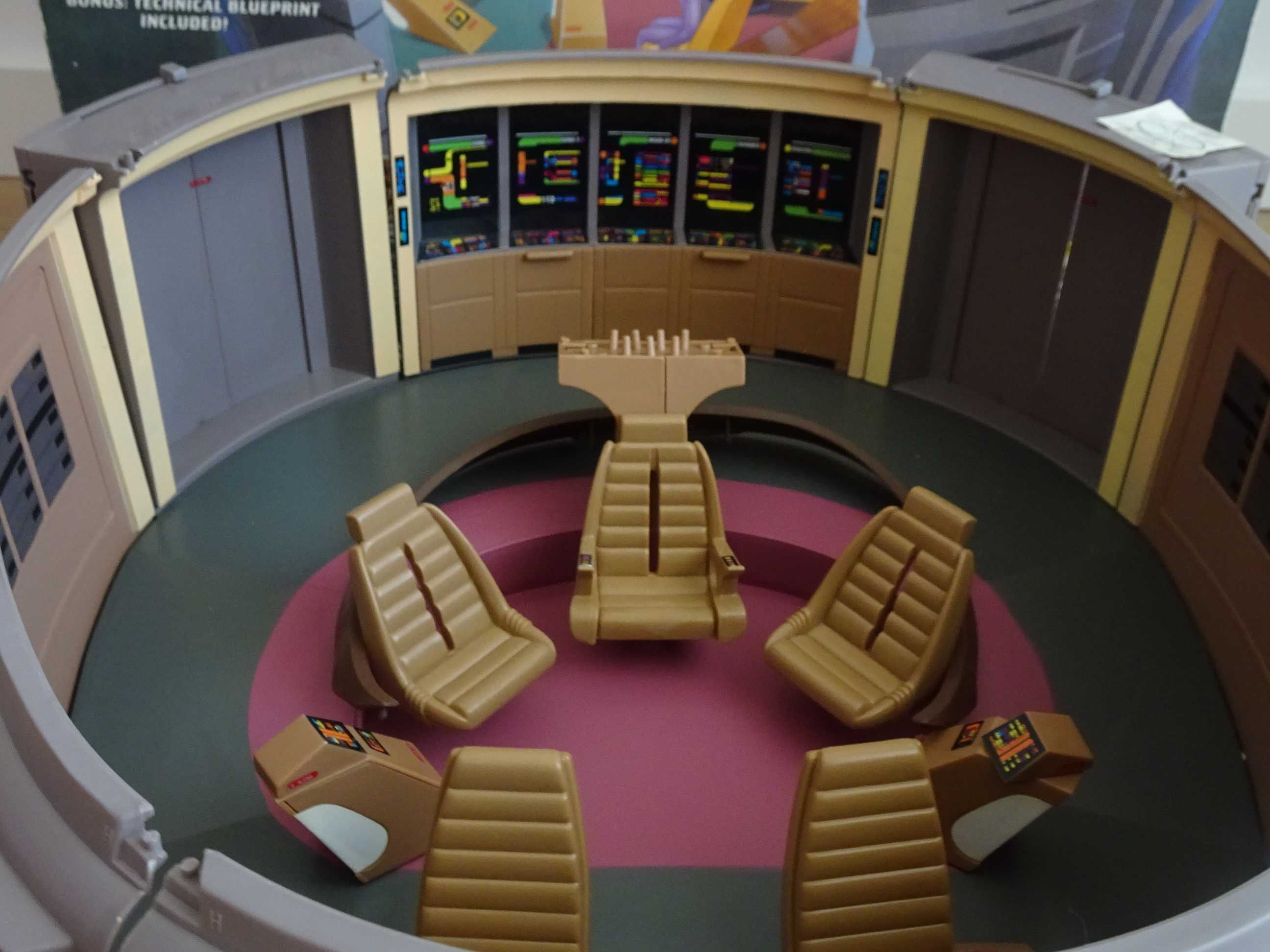 Star Trek The Next Generation Brisge Playset  (Edição de colecionador)