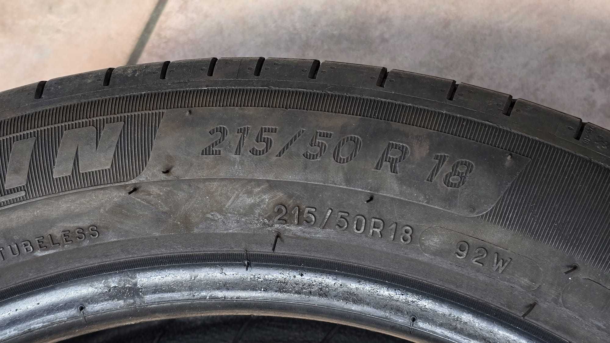 Komplet 4 opon letnich Michelin 215/50 R18