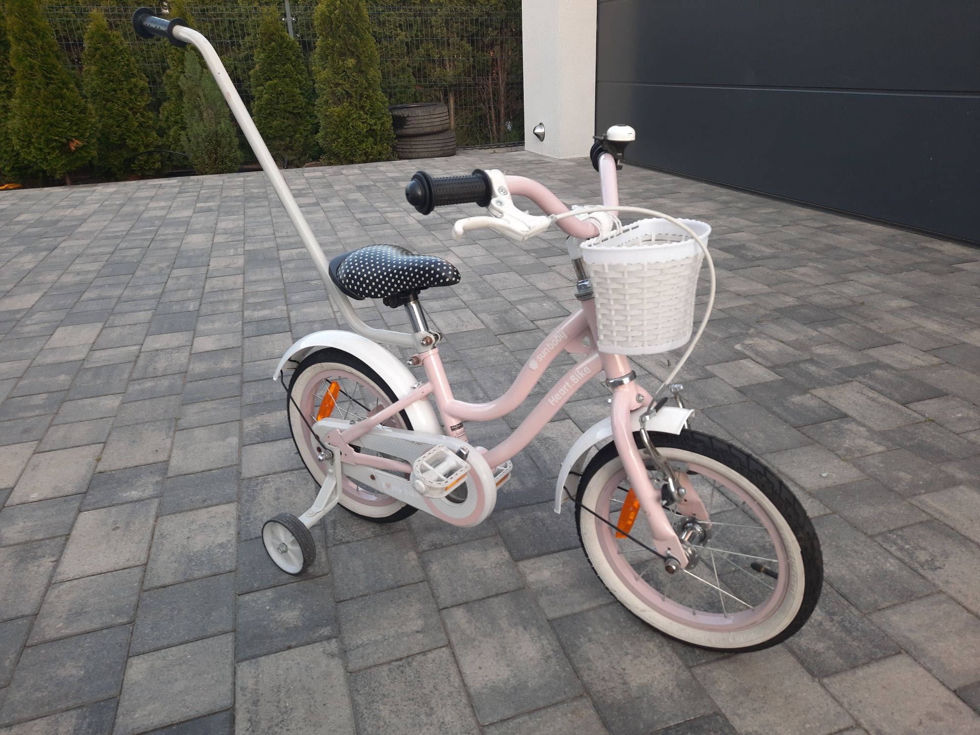 Rowerek  dziecięcy dla dziewczynki sun boby Heart Bike  14"
