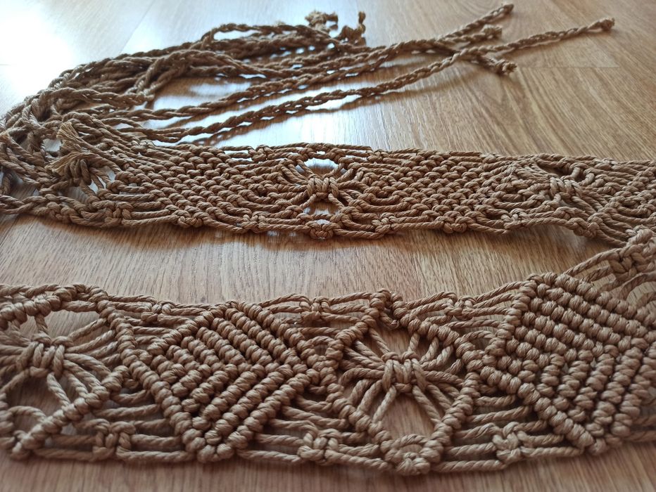 Pasek damski pleciony