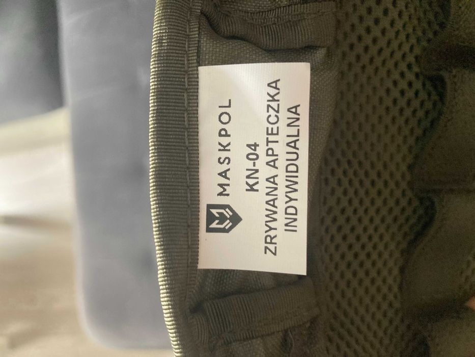 Apteczka zrywana Maskpol KN-04. Oliwkowa. Nowa, nieużywana.