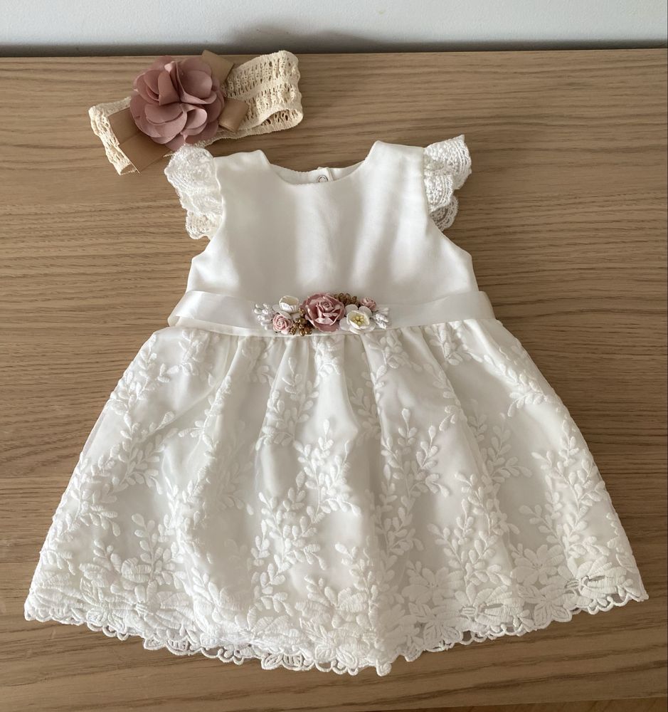 Sukienka na chrzest Milulove r.62 stan idealny