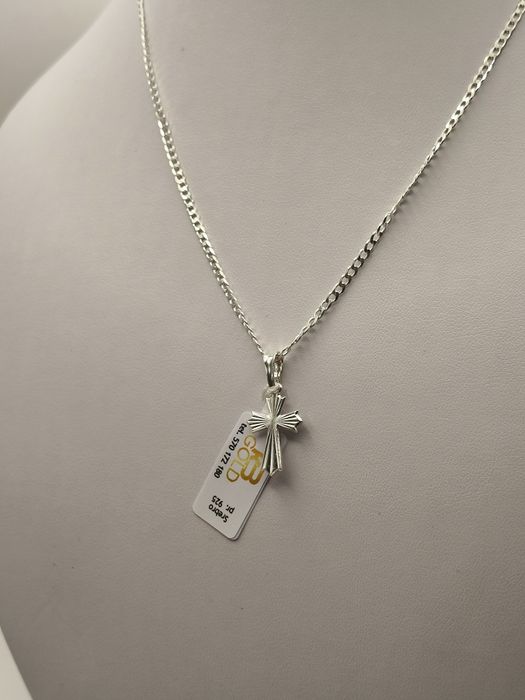 Krzyżyk srebrna zawieszka