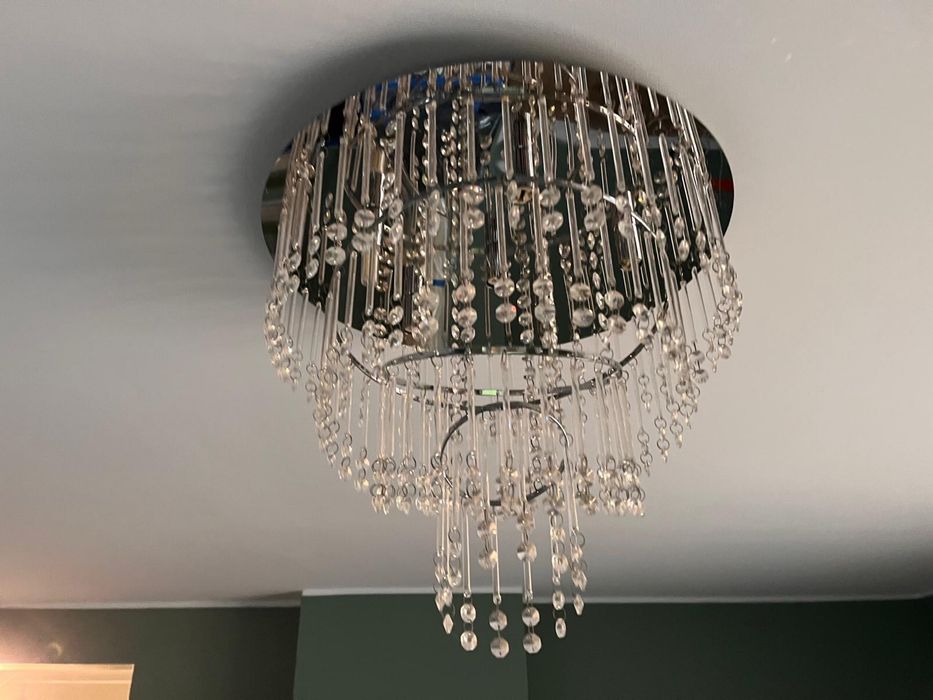 Lampa sufitowa kryształki