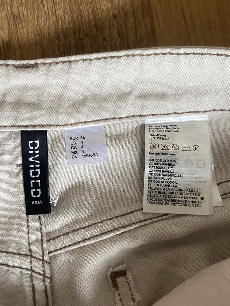 Spodnie H&M Cargo