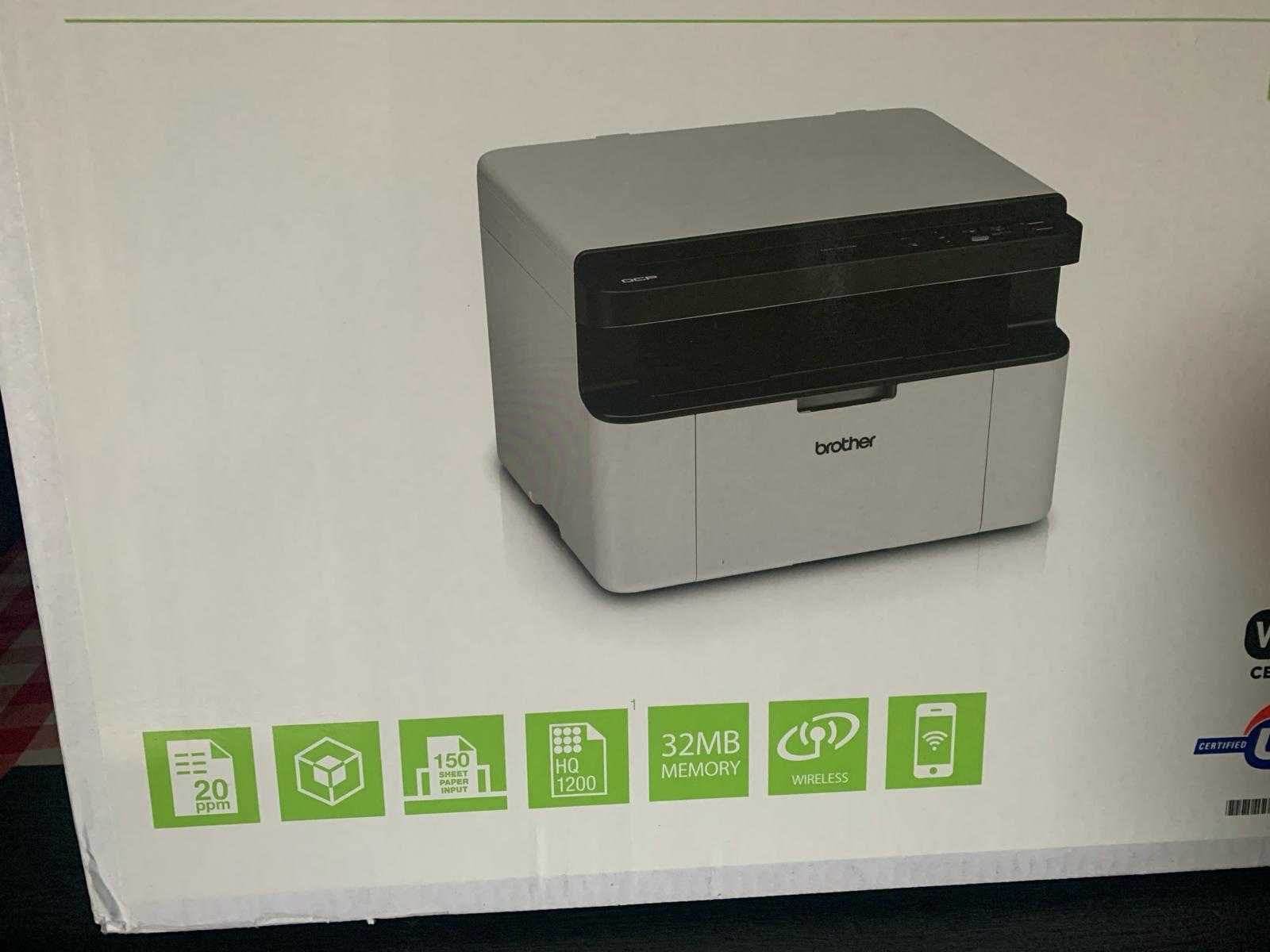 impressora Brother DCP-1610W WiFi - NOVA