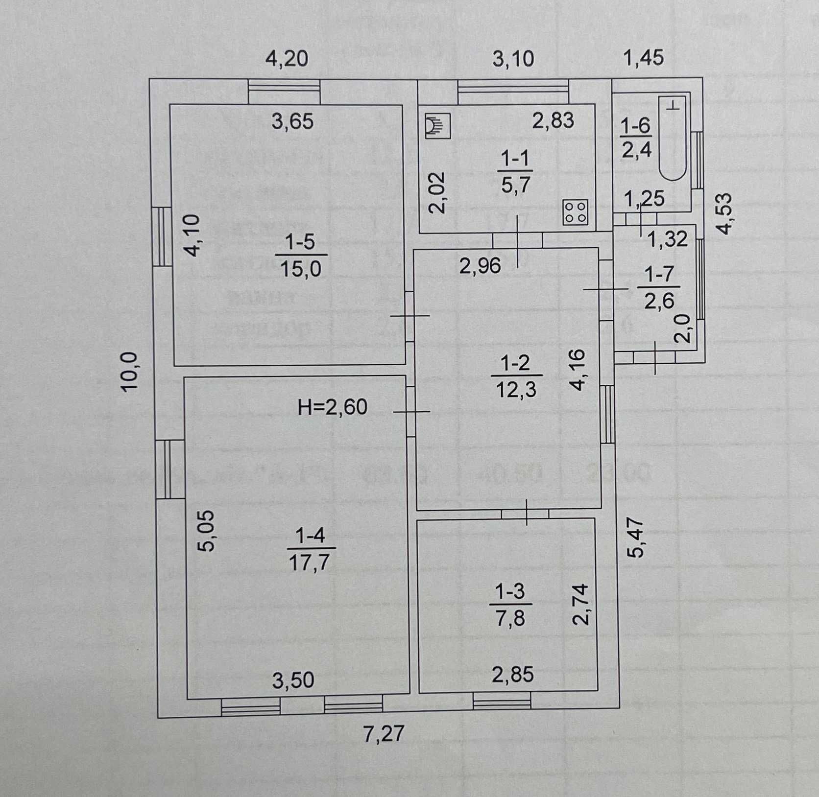 168158 Продам дом в поселке Бабаи.