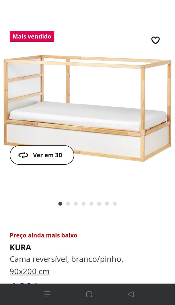 Cama IKEA - como Nova