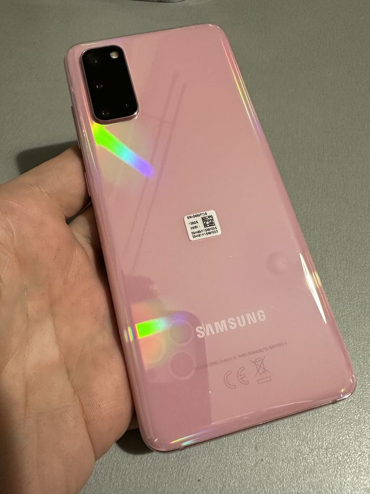 Samsung Galaxy S20 128GB różowy, pink IDEALNY