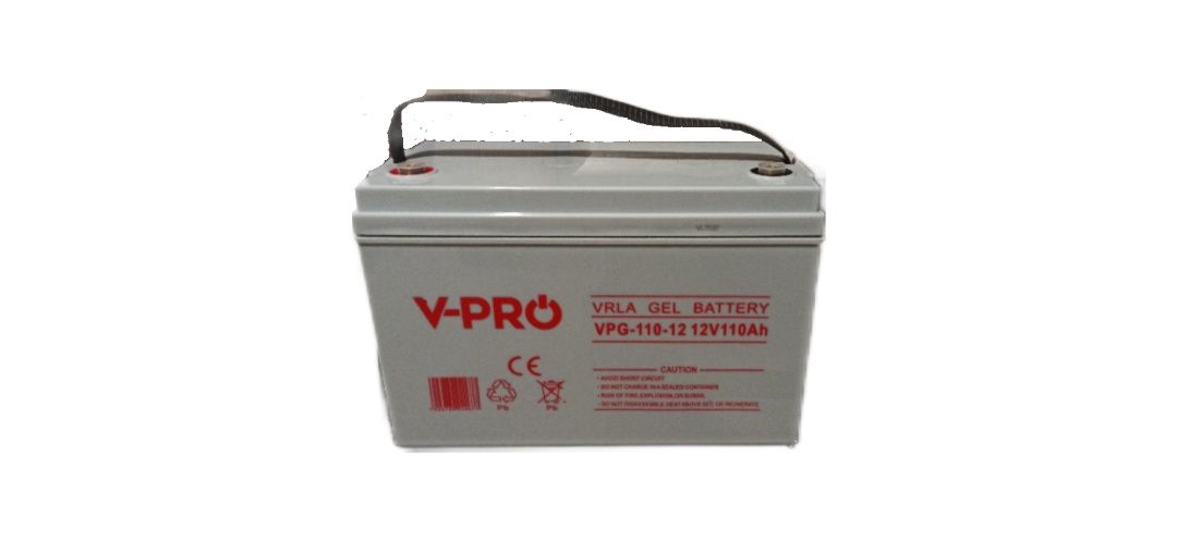 Акумулятор гелевий  V-PRO PROFESSIONAL 12V 110 A/h