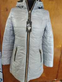 Женское пальто (куртка)демисезон, с биркой, 46 размер