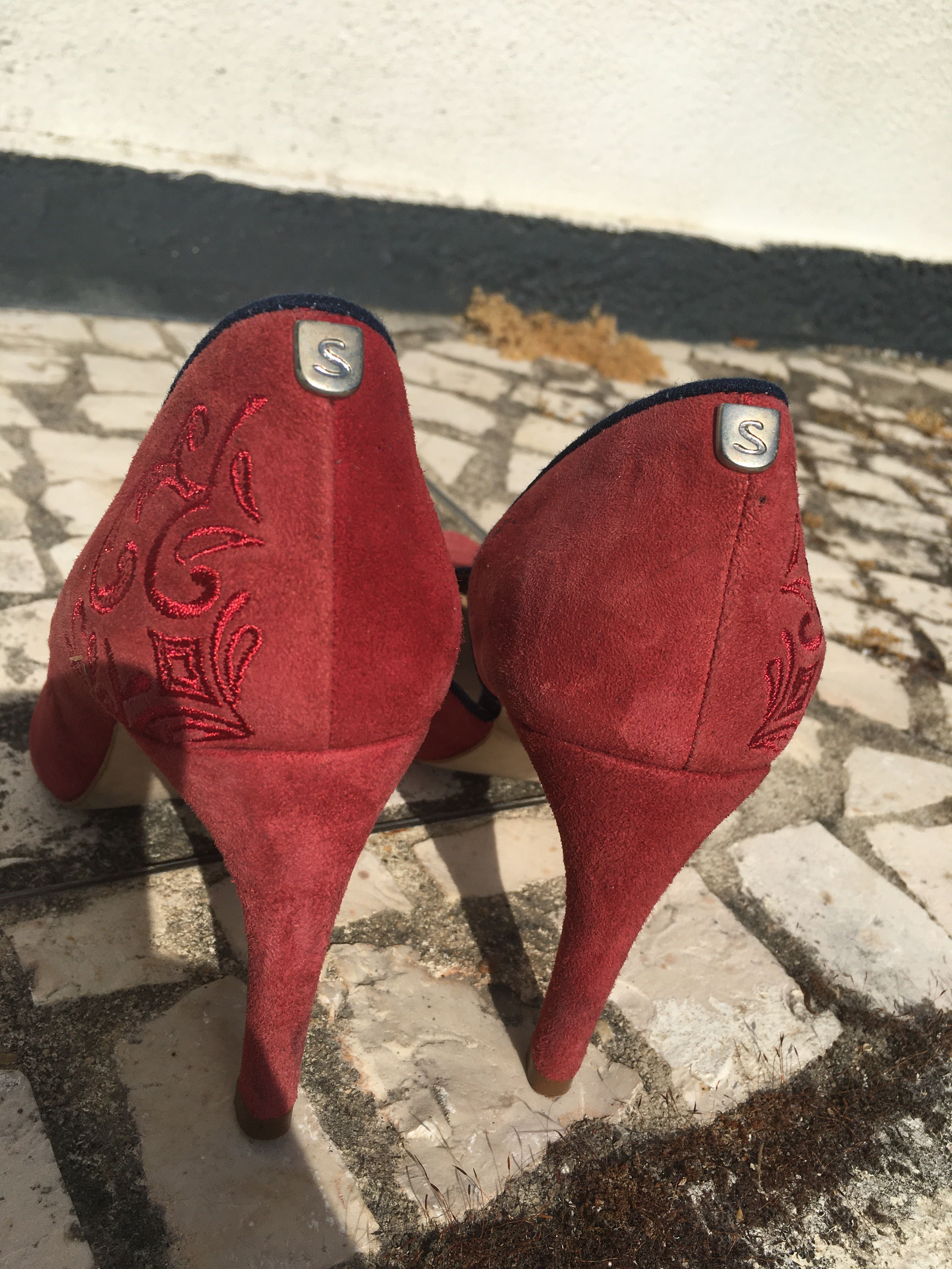Sapatos SALSA, vermelhos, tamanho 37