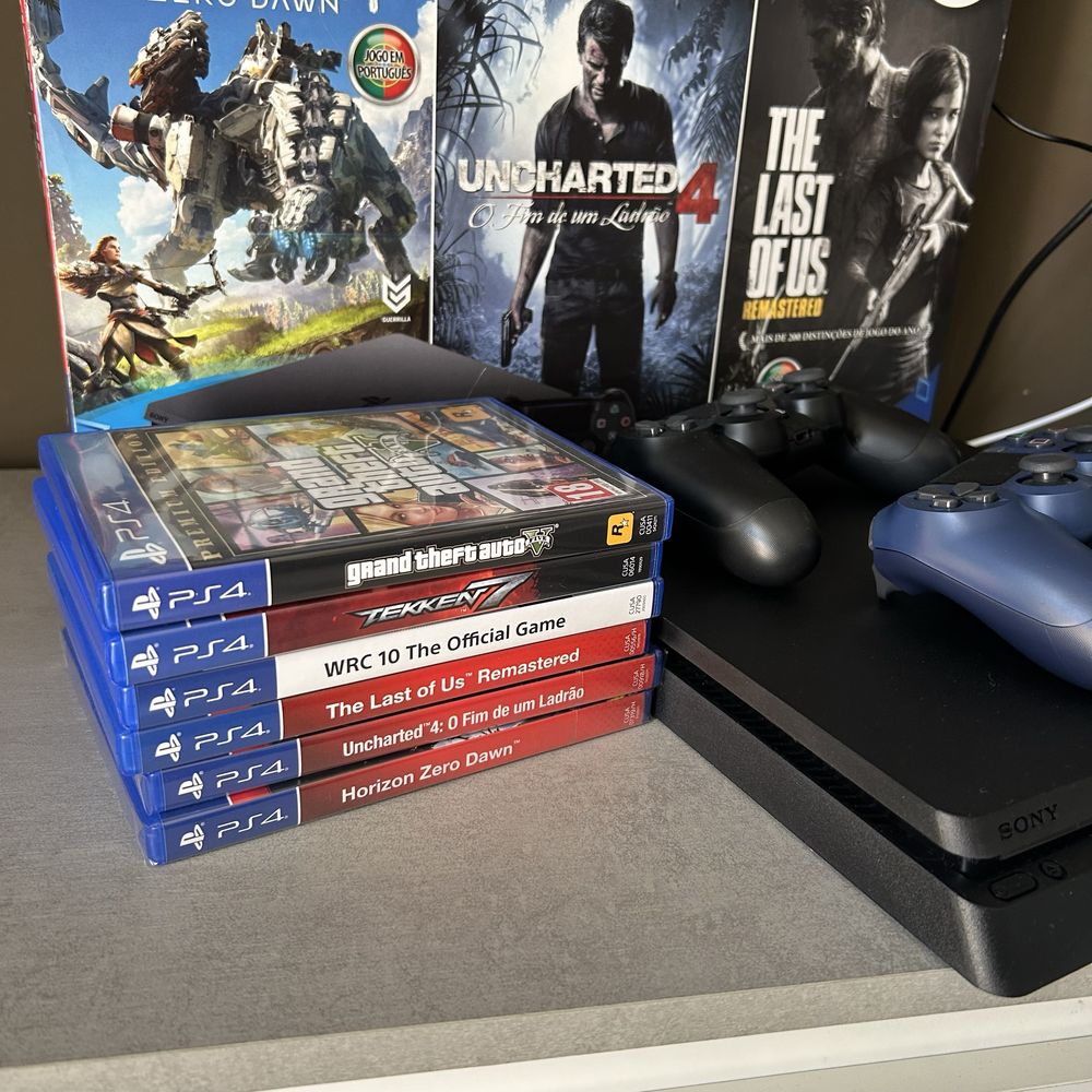 PS4 Slim 1TB C/6 Anos de Garantia