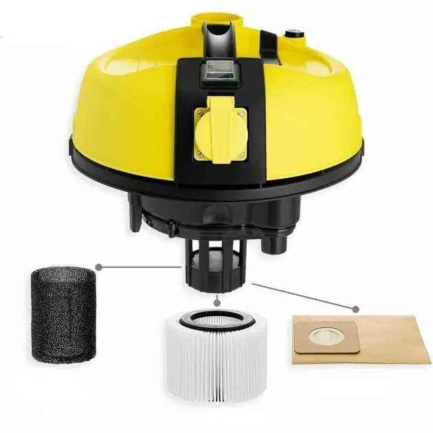 Промисловий пилосос: 30л, 2300 Вт, легке очищення, для великих площ