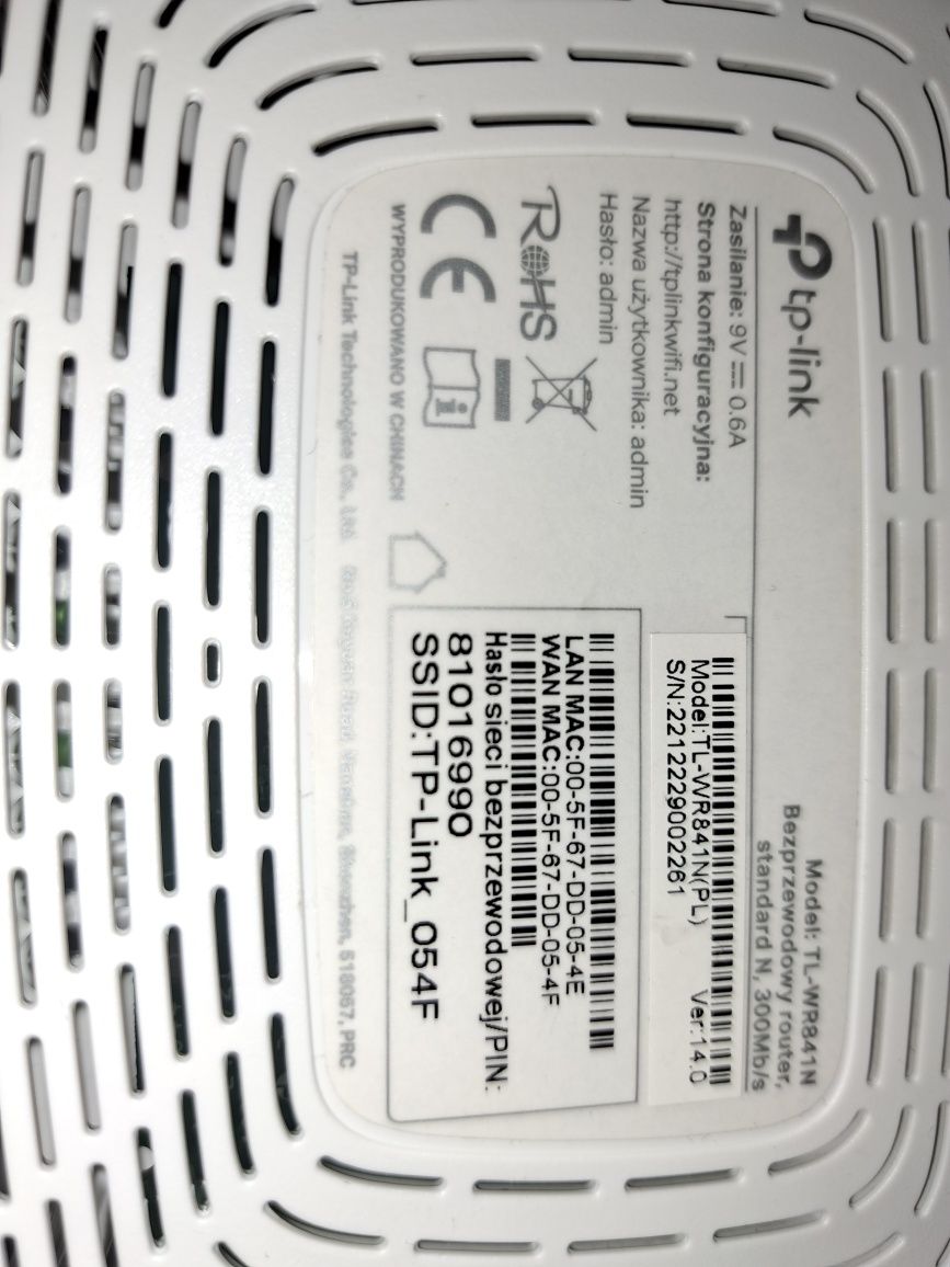 Router Modem TP Link do inernetu