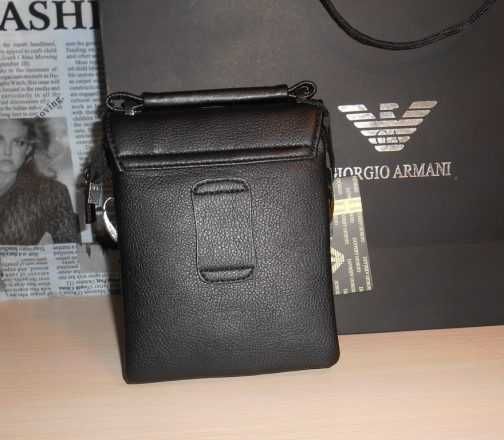 Emporio Armani Męska torba Listonoszka , skóra, Włochy 830-2