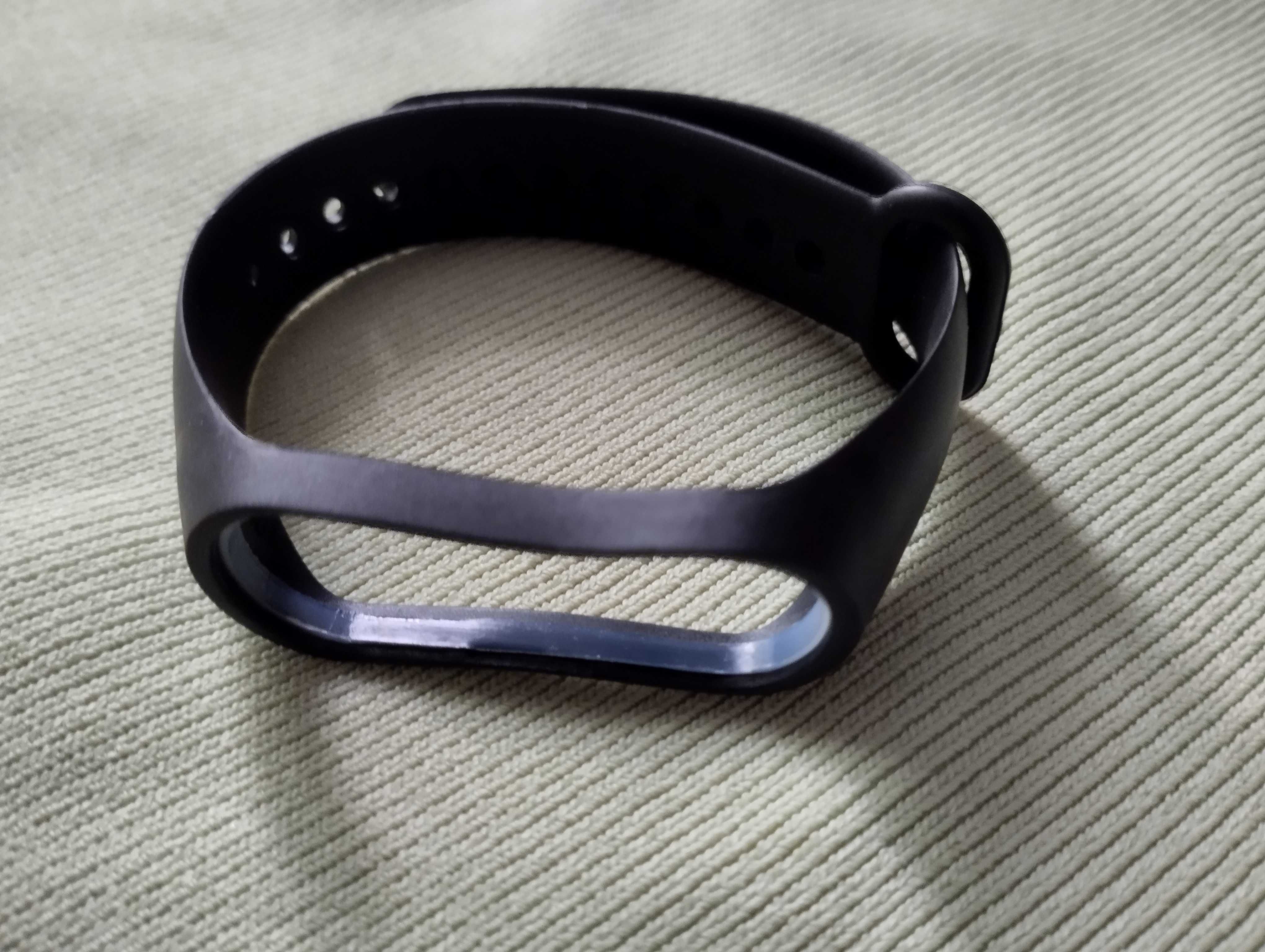 Nowy sportowy silikonowy pasek do zegarka Xiaomi Mi Band 5, 6 7 Czarna