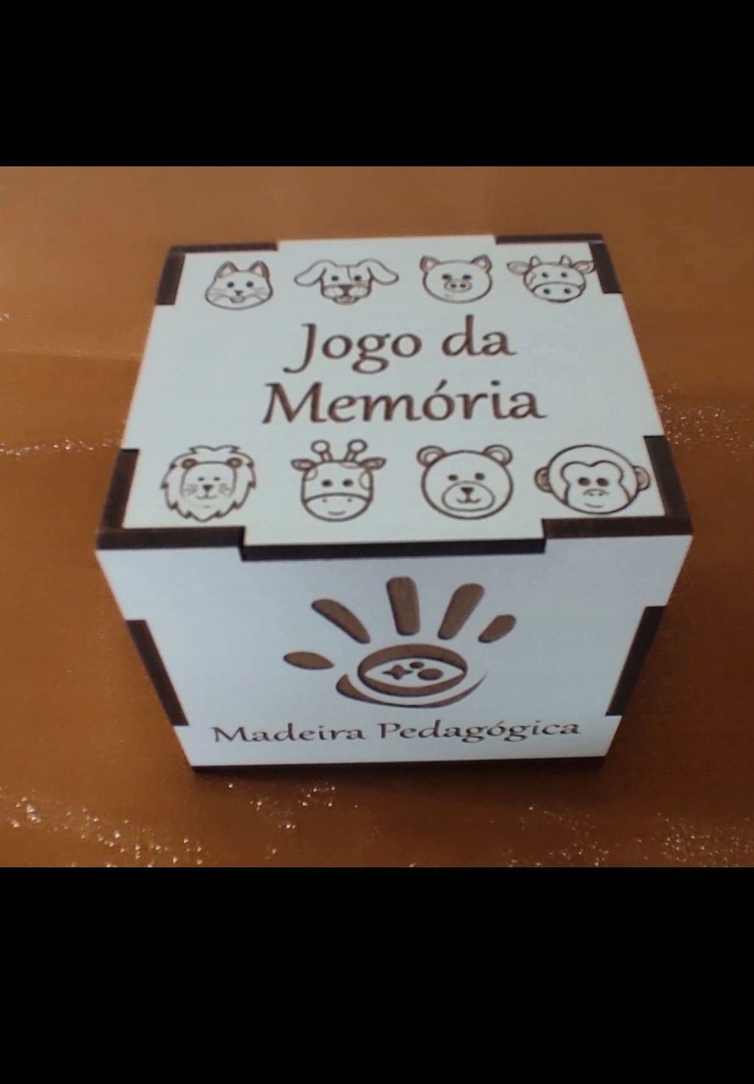 Jogo da memória em madeira novo