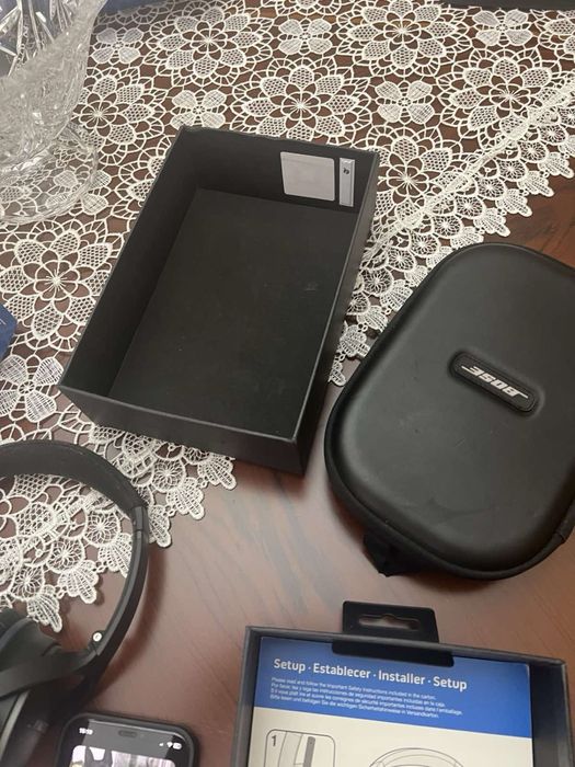 Наушники, Bose QC25, bluetooth, с шумоподавлением, полный комплект