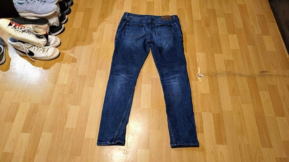 Damskie spodnie jeansowe ENGELBERT STRAUSS 7-kieszeniowe r.XL(44) bdb