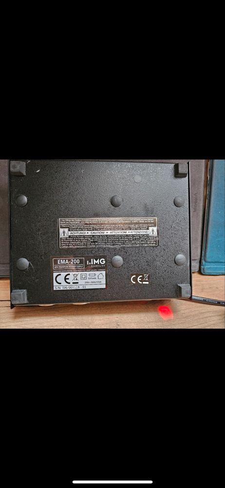 IMG STAGELINE EMA-200 – Zasilacz phantom 48V, na 2 mikrofony