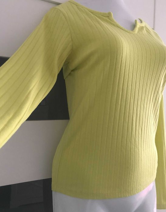 Żółta bluzka na dł. rękaw