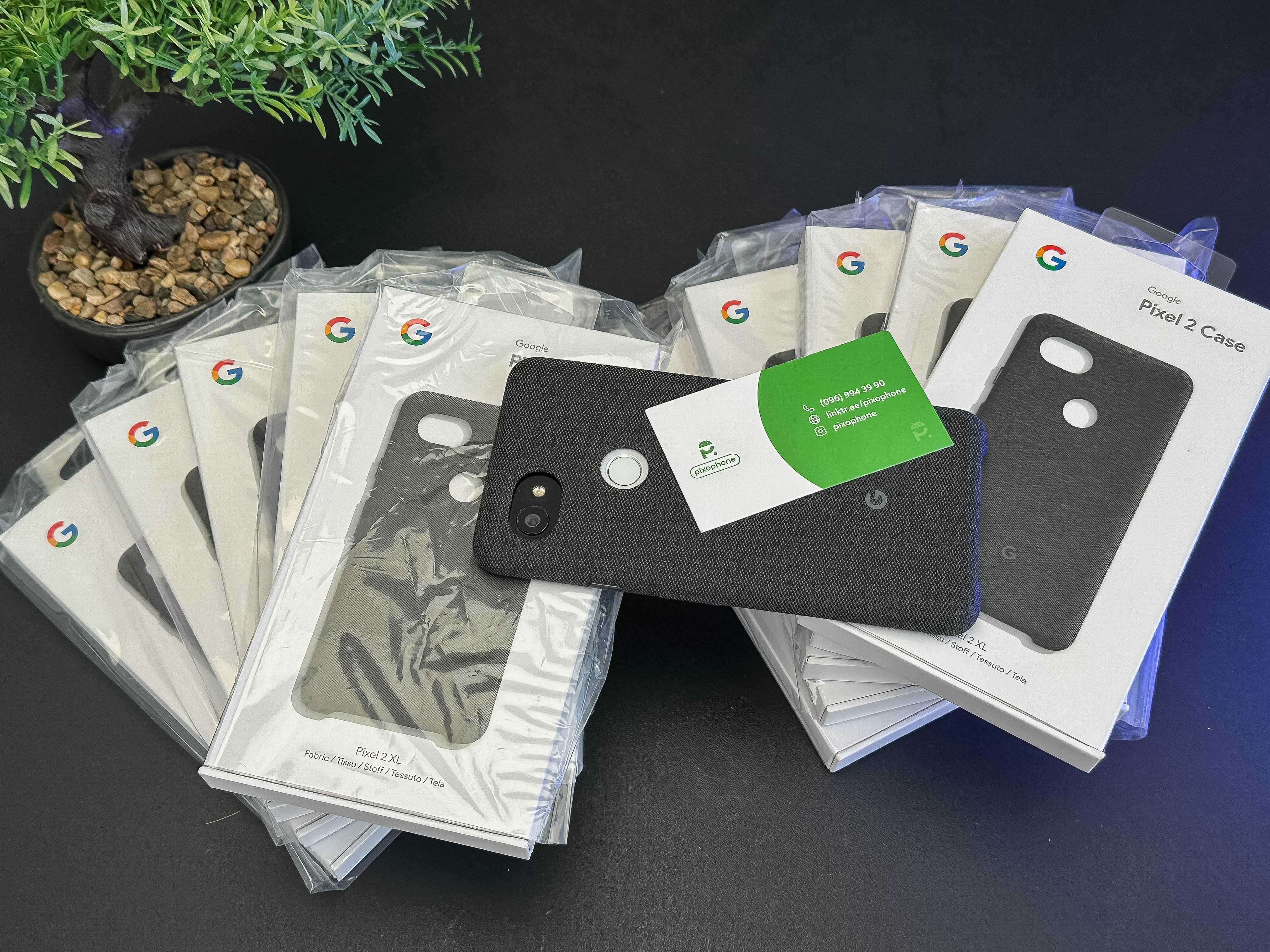 NEW Оригінальний чохол Google Pixel 2 XL Fabric Case Cement