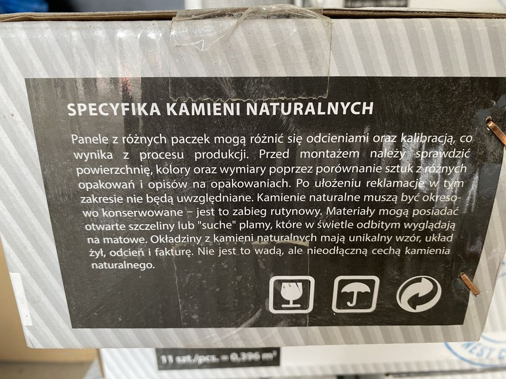 Łupek Czarny Black Slate Capitile kamien naturalny elewacja