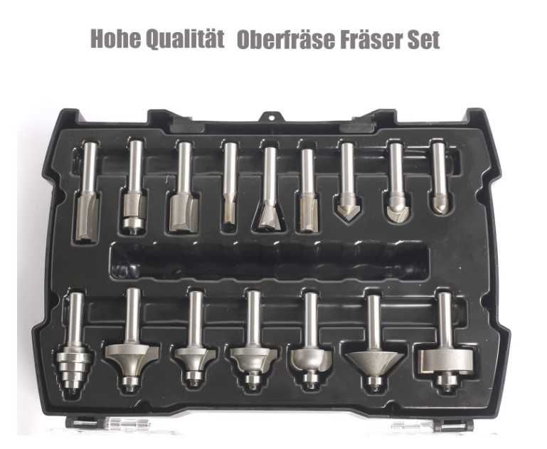 Zestaw 16 frezów do drewna, uchwyt 8mm Sinoprotools