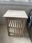 Carrinho apoio cozinha bétula IKEA