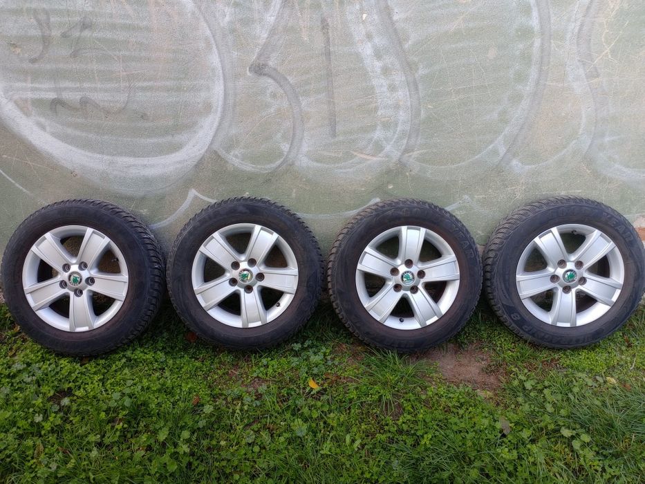 Felgi aluminiowe stan jak nowe rozm. 15 Skoda Octavia
