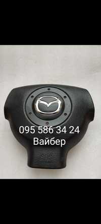 Подушка безопасности безпеки в руль водителя airbag srs Мазда Mazda 2