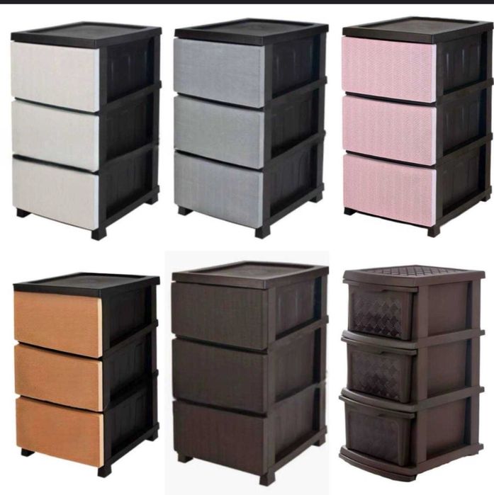 Комод пластиковий  на 2 яруси