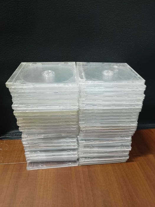 Pudełko na płyty CD DVD zestaw 50 sztuk