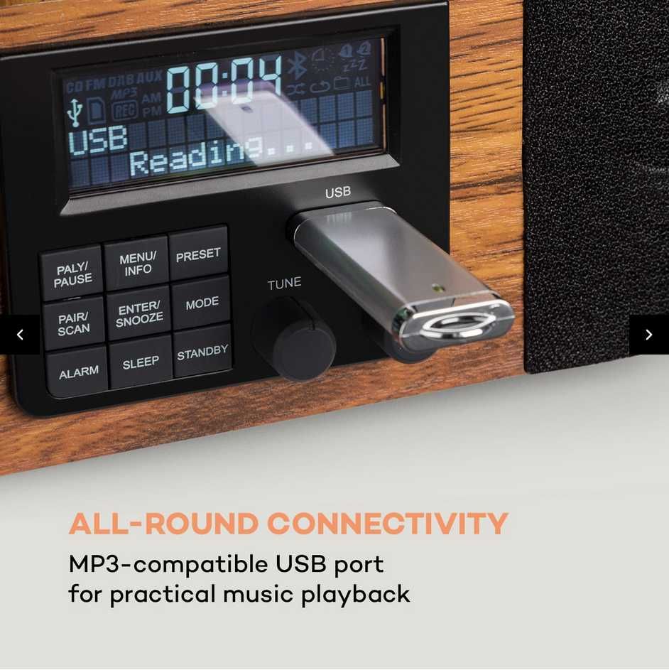 Piękny Gramofon retro Verticalo SE DAB xz19