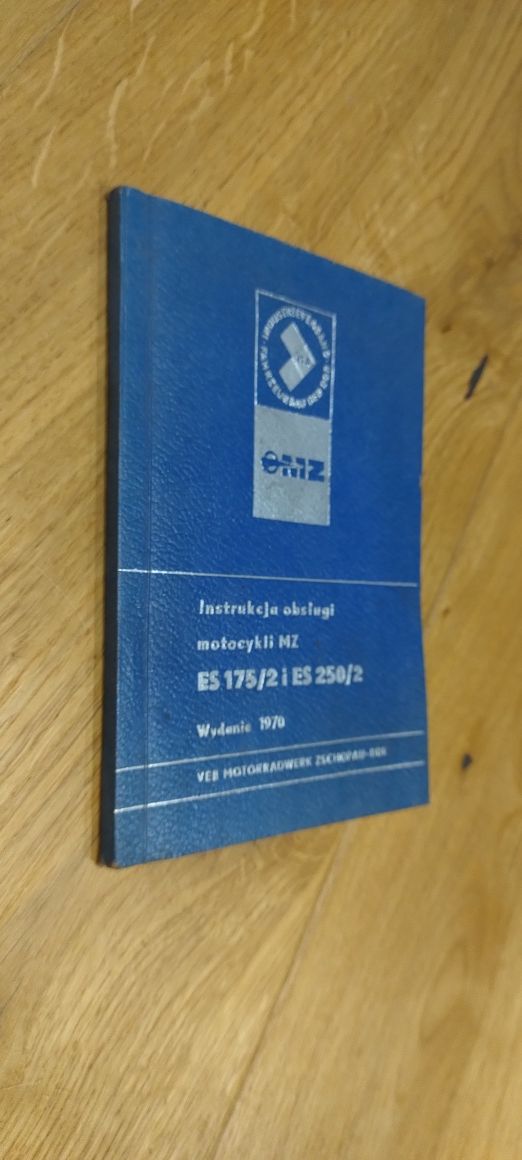 Instrukcja obsługi motocykli MZ ES 175/2 i ES 250/2 wydanie 1970 DDR