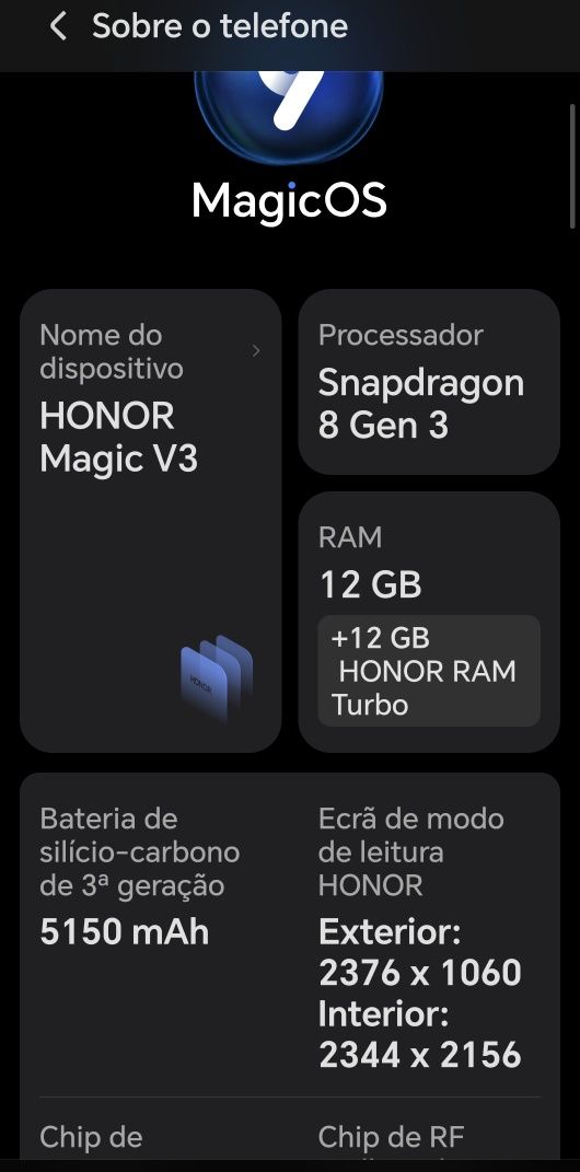 Vendo Honor Magic v3
