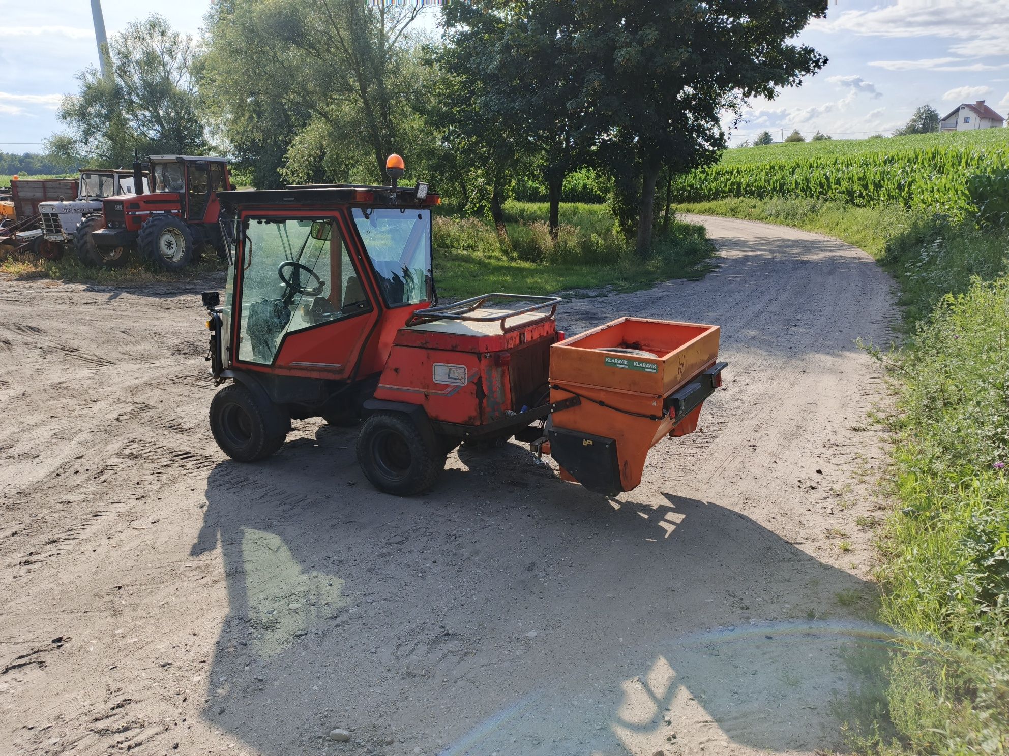 Traktorek Nośnik Narzędzi BELOS jak Vitra Egholm Wolf silnik KUBOTA