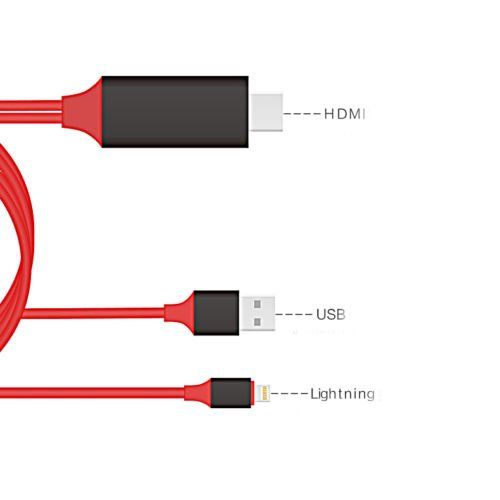 Kabel Adapter MHL iPhone HDMI 8 PIN 5 6 7 iPad 2 3 4 TV