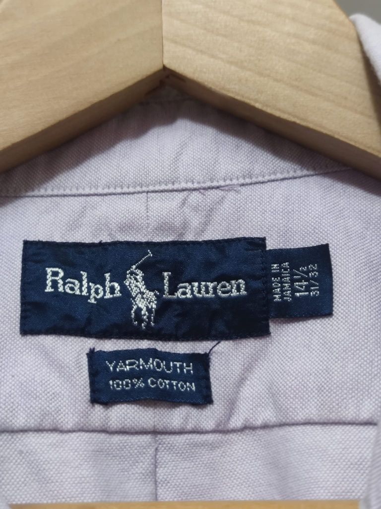 koszula Ralph Lauren różowa L XL classic sport retro drip premium vint