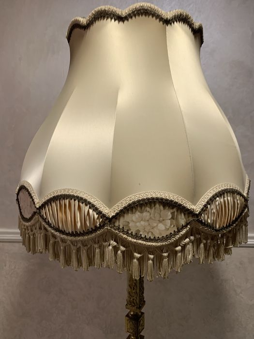 Торшер бронзовий з онікс