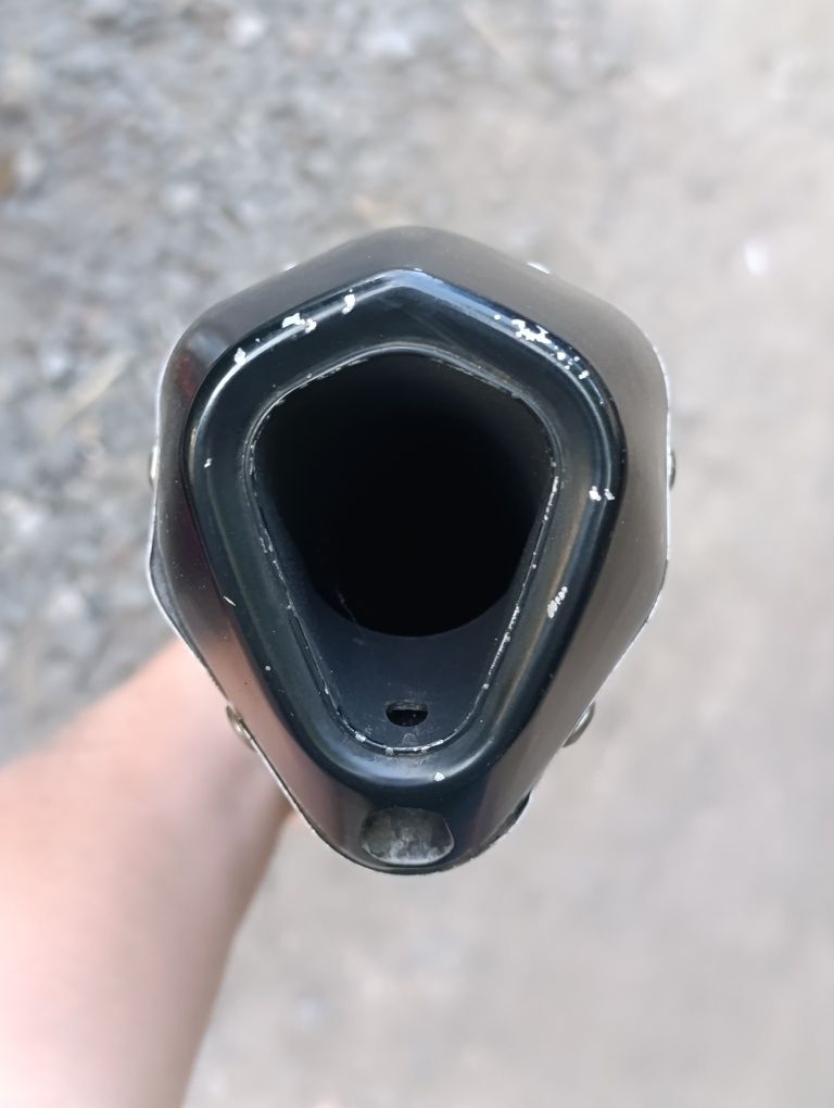 Прямоток acrapovic, колено альфа, дельта, актив