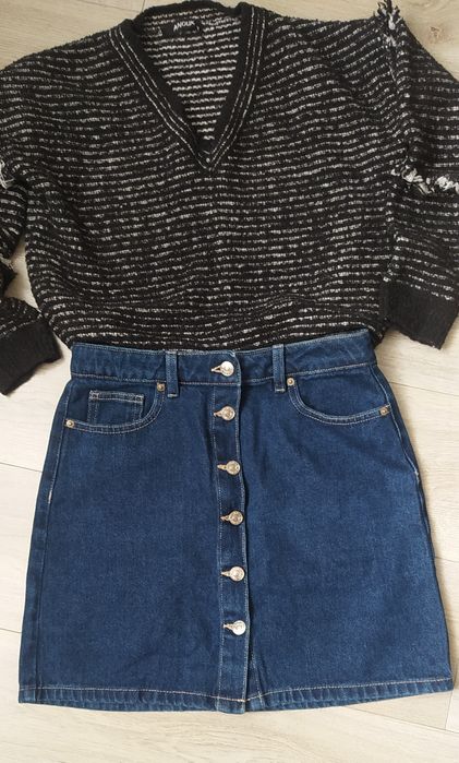 Джинсова жіноча спідниця