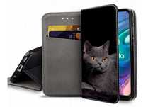 Etui zamykane na telefon kot Brytyjski iPhone Samsung Realme OPPO VIVO