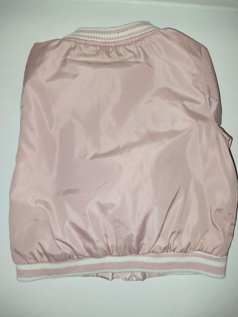 Легенька курточка-бомбер для дівчинки 68 см