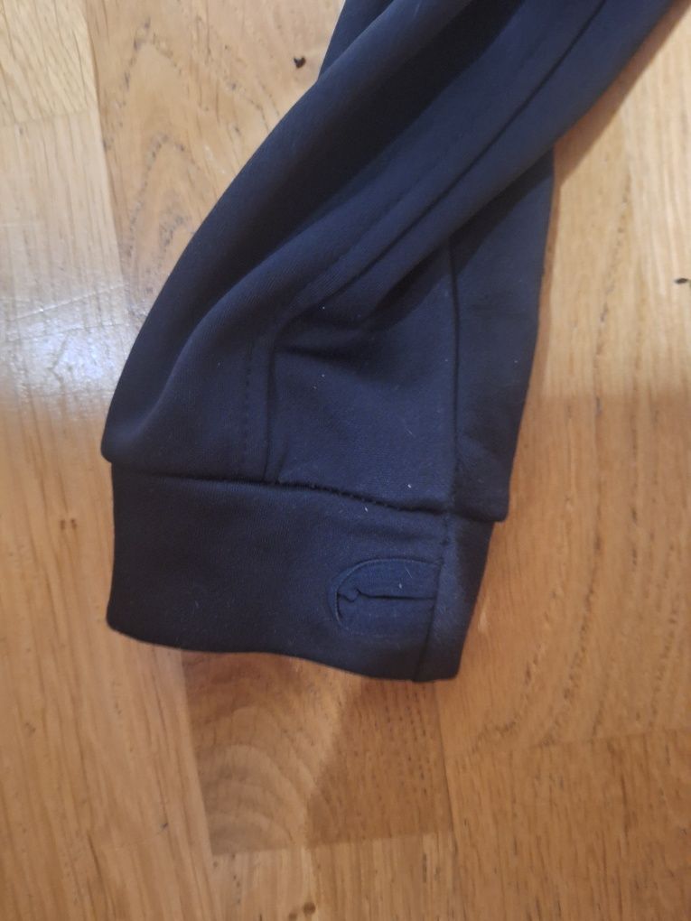 Bluza 146 / 152 chłopięca  ocieplana z kapturem i odblaskami