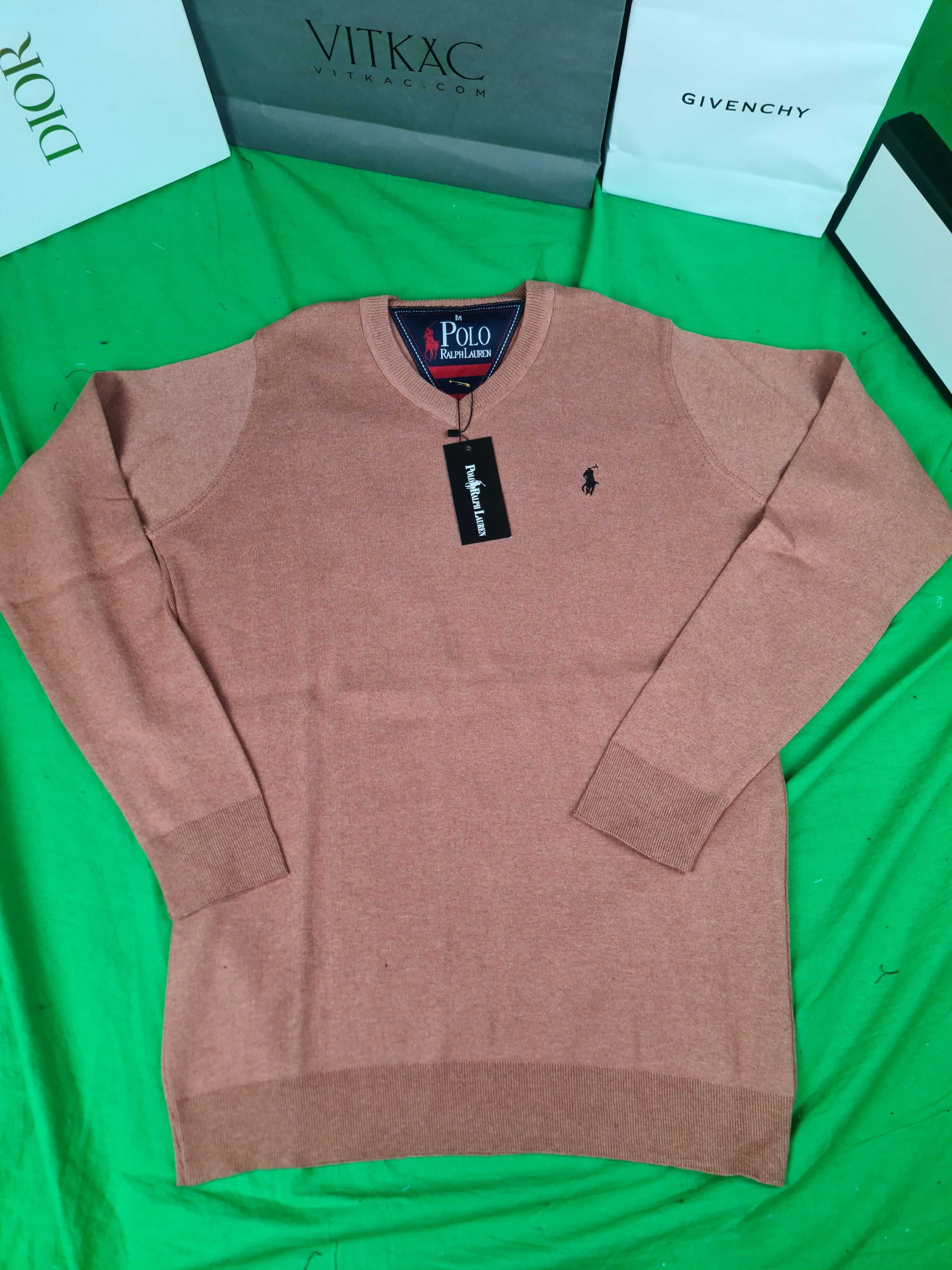 Sweter gładki męski Lacoste swetry nowe Ralph Lauren